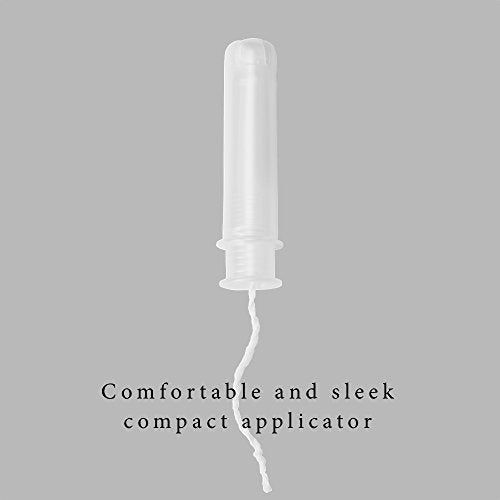 Cora Organic Applicator Tampons | Super Absorbency | 100% Organic Cotton, Unscented, BPA-Free