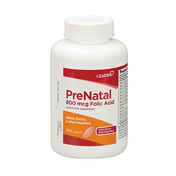 Leader PreNatal Vitamins, 365 Caplets