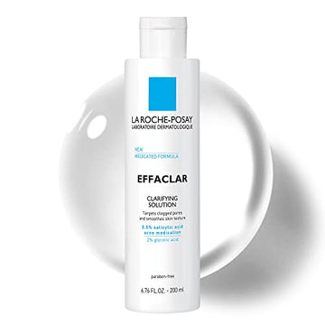 La Roche-Posay Effaclar Clarifying Solution Acne Toner with Salicylic Acid
