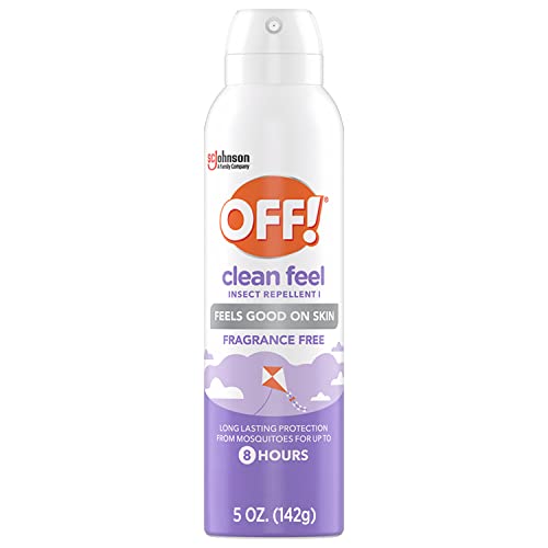 OFF! Clean Feel Insect Repellent Aerosol with 20% Picaridin, Bug Spray