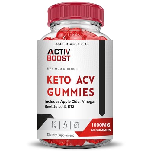 (5 Pack) Activboost Keto ACV Gummies Advanced Formula 1000MG Active Boost