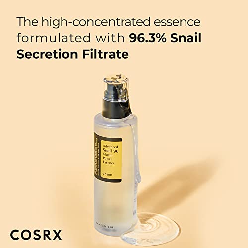 COSRX Snail Mucin 96% Power Repairing Essence 3.38 fl.oz 100ml COSRX