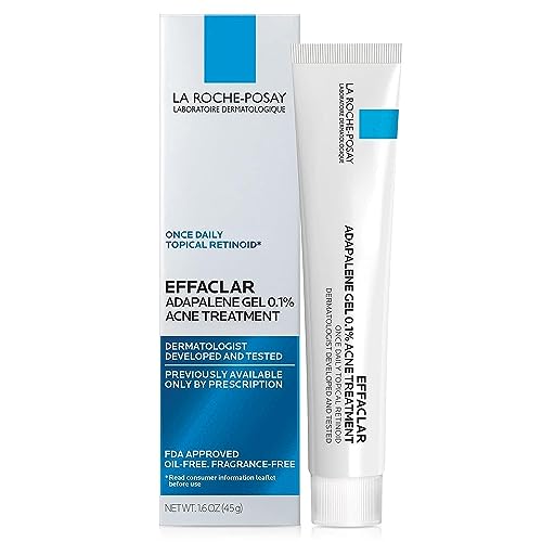 La Roche-Posay Effaclar Adapalene Gel 0.1% Acne Treatment, Prescription