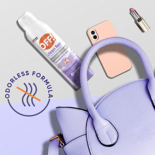 OFF! Clean Feel Insect Repellent Aerosol with 20% Picaridin, Bug Spray