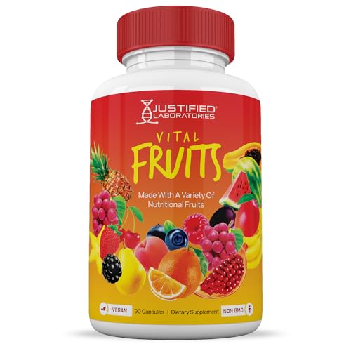 (4 Pack) Vital Fruits and Veggies Supplement Whole Food Red & Green Superfoods