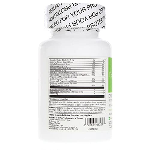 Davinci Labs Daily Best Prenatal with Probiotics - 60 Capsules