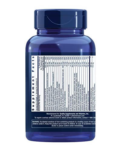 Life Extension Prenatal Advantage Supplement – Comprehensive Prenatal Vitamin for Pregnant Women