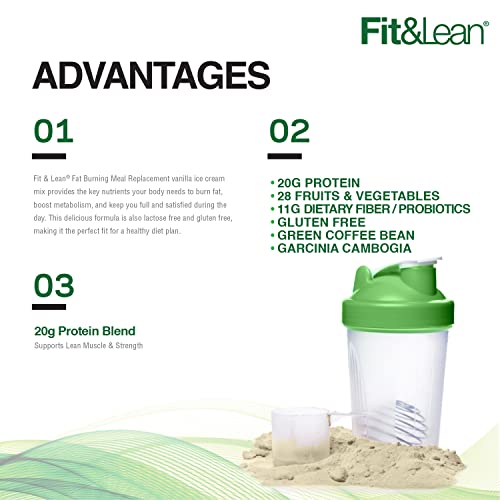 Fit & Lean Meal Shake, Fat Burning Meal Replacement, Meal Replacement with Protein