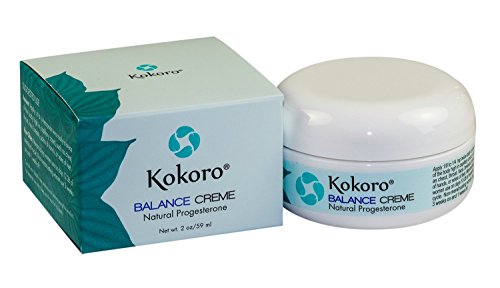 Kokoro Balance Creme for Women, Bioidentical Natural Progesterone Cream for Menopause Support