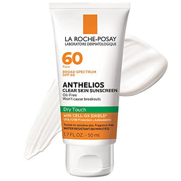 La Roche-Posay Anthelios Clear Skin Dry Touch Sunscreen SPF 60, Oil Free La Roche-Posay