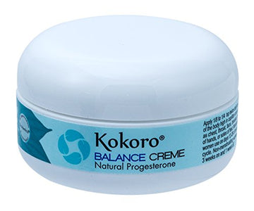 Kokoro Balance Creme for Women, Bioidentical Natural Progesterone Cream for Menopause Support