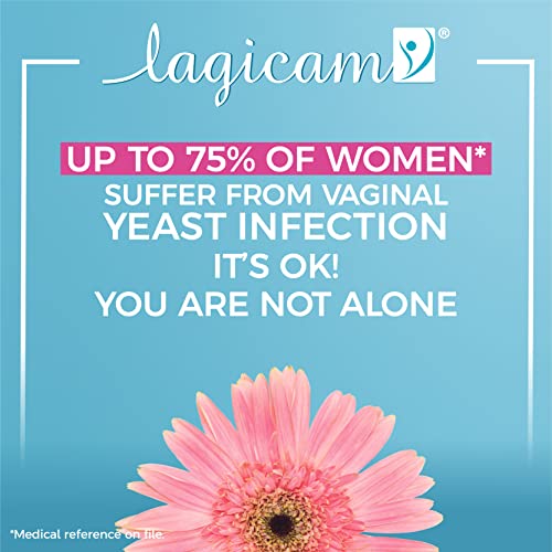 Lagicam Vaginal Yeast Infection, Antifungal 3 Day Miconazole Nitrate Treatment Cream LAGICAM V