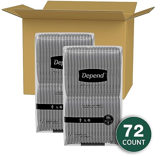 Depend Fresh Protection Adult Incontinence Underwear for Men