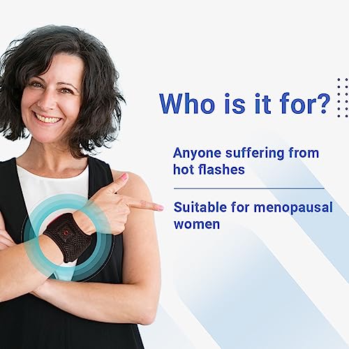 KÜLKUF Cooling Wristband with Instant Relief from Hot Flashes, Menopause Bracelet KÜLKUF