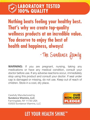 L-Carnitine 500mg | 60 Capsules | Free Form Amino Acid | Non-GMO and Gluten Free Sundance