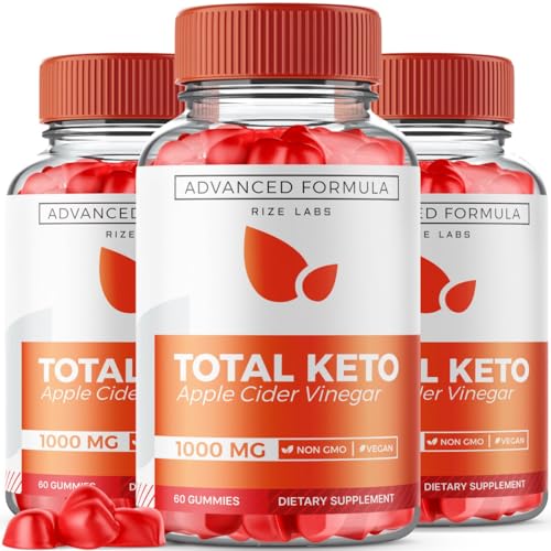 (3 Pack) Total Keto Gummies, Total Keto for Advanced Weight Loss, Total Keto Supplement