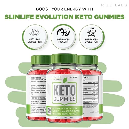 (2 Pack) SlimLife Keto Gummies, SlimLife Evolution Keto Gummies for Advanced Weight Loss rize labs