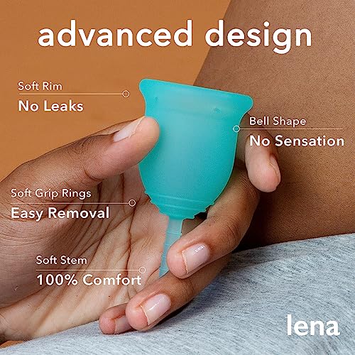 Lena Cup Reusable Menstrual Cup | Purple, Large | Experienced and Advanced Cup Users
