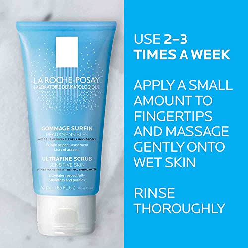 La Roche-Posay Ultra-Fine Scrub for Sensitive Skin, Gentle Exfoliating Face La Roche-Posay