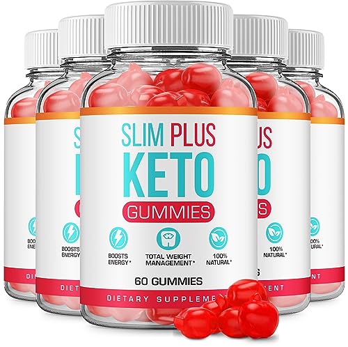 (5 Pack) Slim Plus Keto ACV Gummies - Official - Keto Slim Plus ACV Advanced Weight Loss