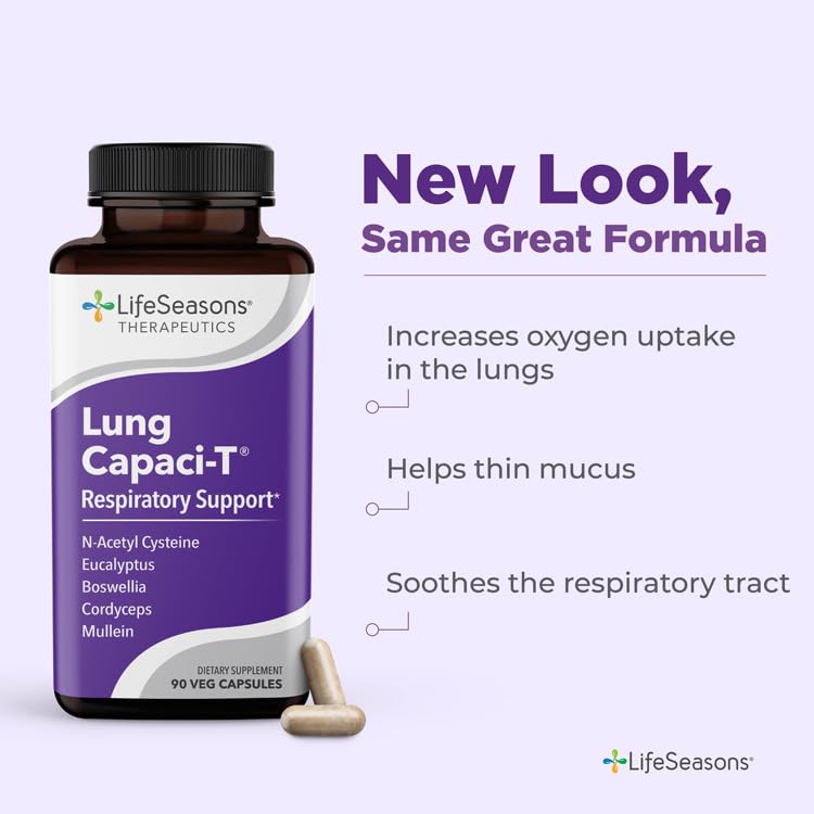 LifeSeasons - Lung Capaci-T - Lung & Respiratory Support Supplement
