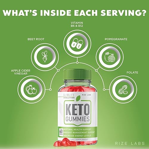 (3 Pack) SlimLife Keto Gummies, SlimLife Evolution Keto Gummies for Advanced Weight Loss rize labs