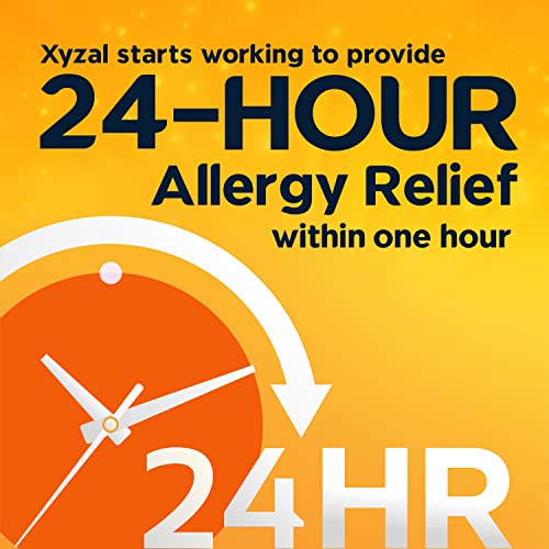 Xyzal Allergy Pills, 24-Hour Allergy Relief, 80-Count, Original Prescription Strength Xyzal