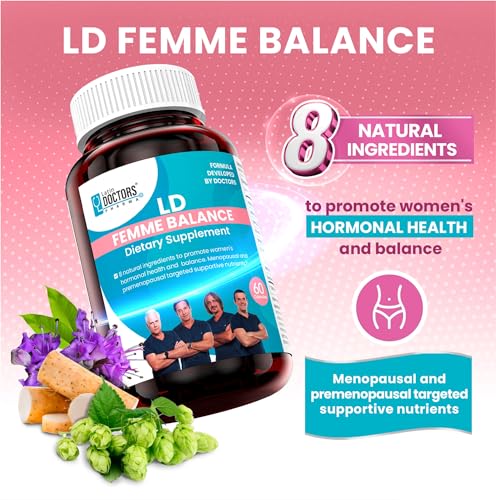 Latin Doctors Femme Balance Supplement, Supports Hormone Balance, Menopausal & Premenopausal LATIN DOCTORS PHARMA