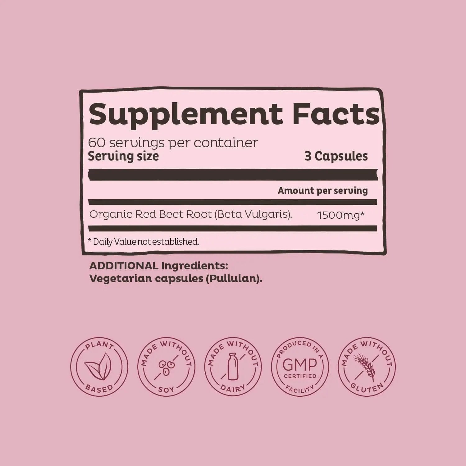 KOS Organic Beet Root Powder + Organic Beet Root Capsules Bundle