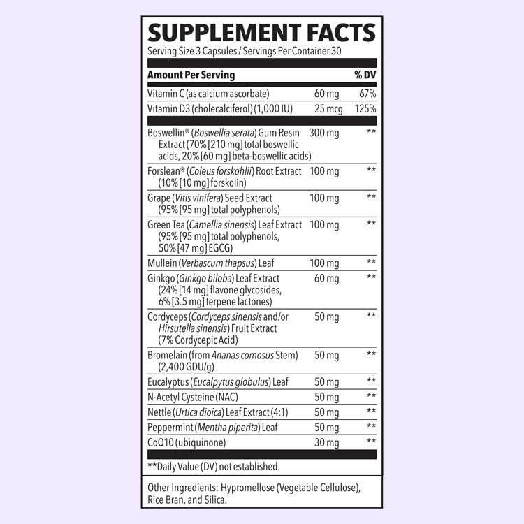 LifeSeasons - Lung Capaci-T - Lung & Respiratory Support Supplement