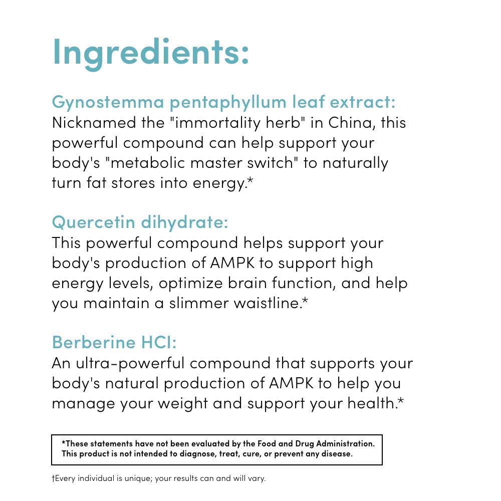 LCR Health Active-PK AMPK Berberine Longevity Activator, Weight Management Supplement LCR Health