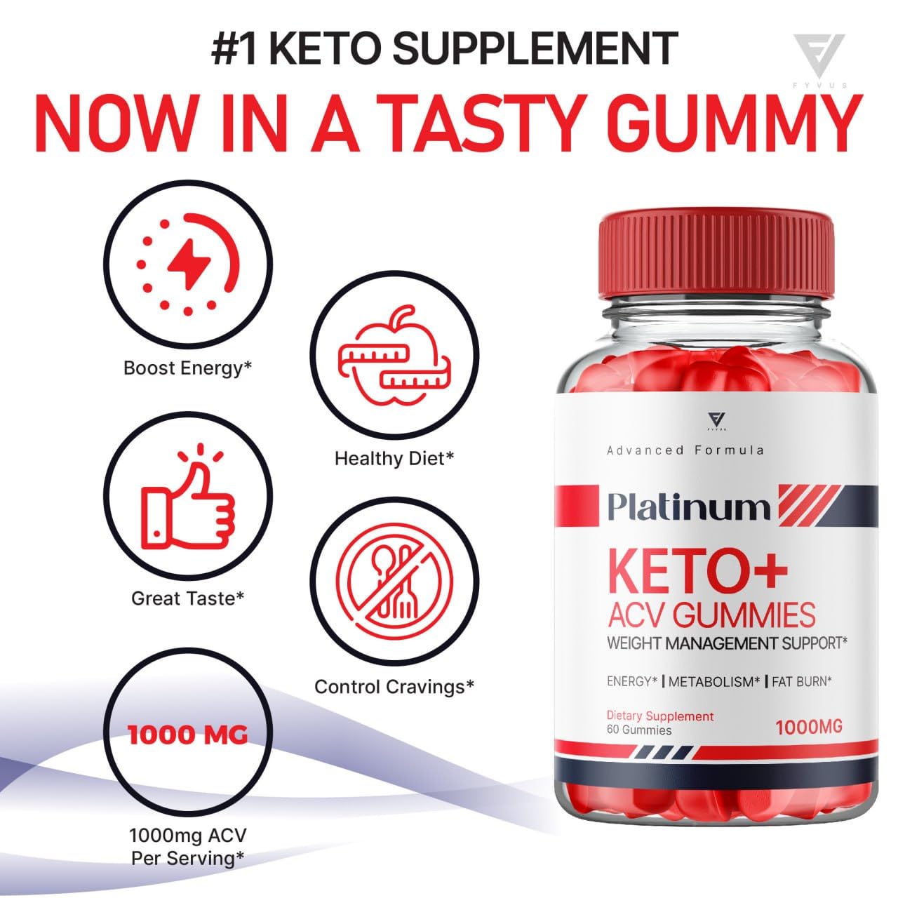 (3 Pack) Platinum Keto ACV Gummies, Platinum Keto ACV Gummies Advanced Weight Loss
