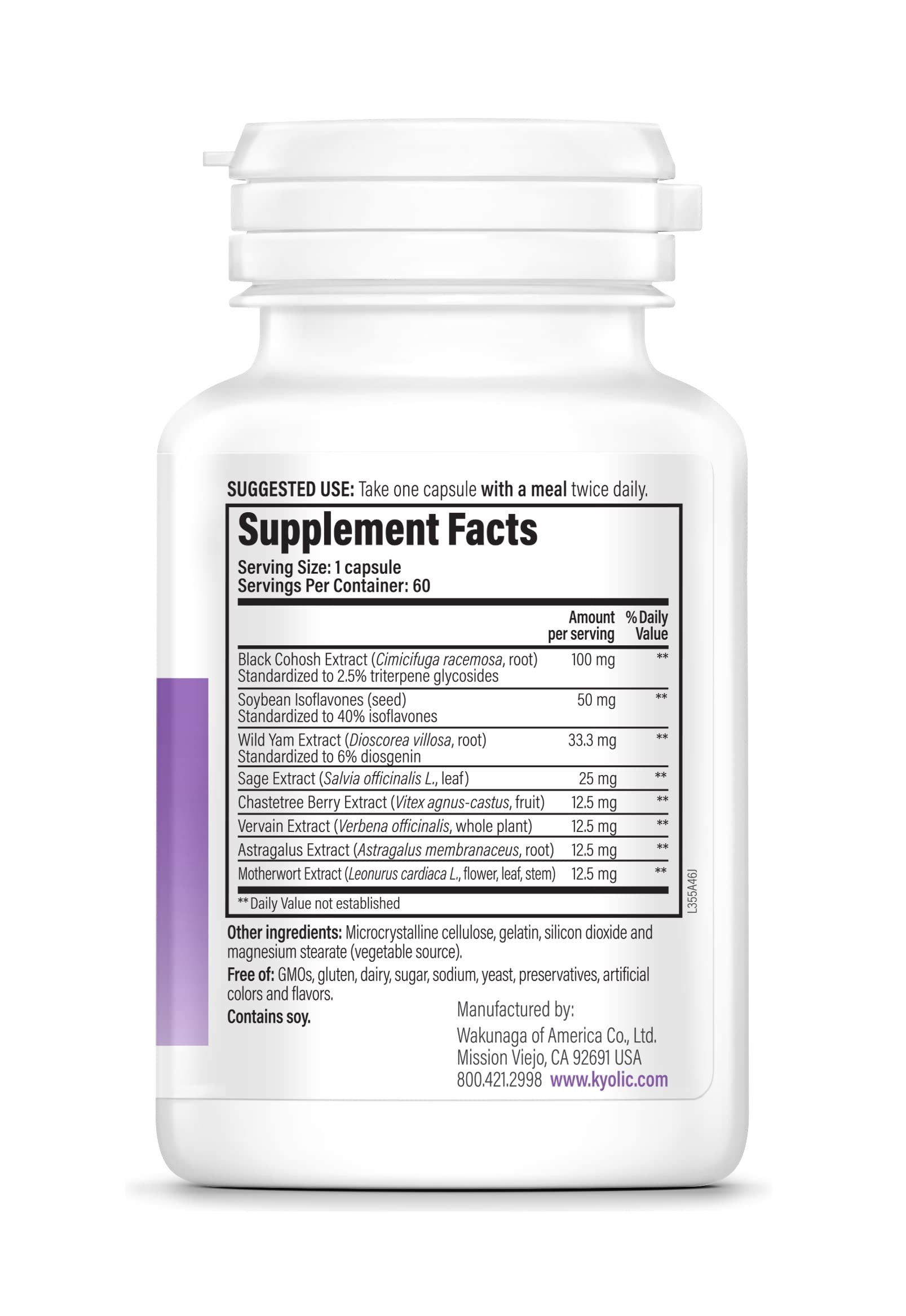 Kyolic Specialty Series, Estro-Logic Optimal Estrogen Balance, 60 Capsules Kyolic