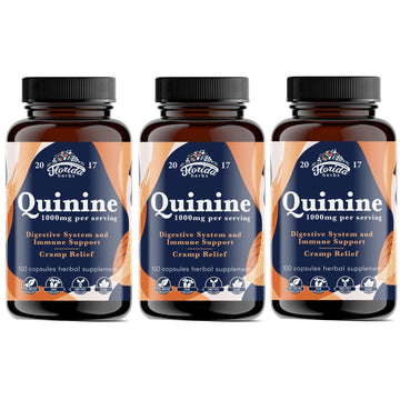 Leg Cramps Support Organic Pills - 1000 mg - Quinine Tablets for Cramp Defense
