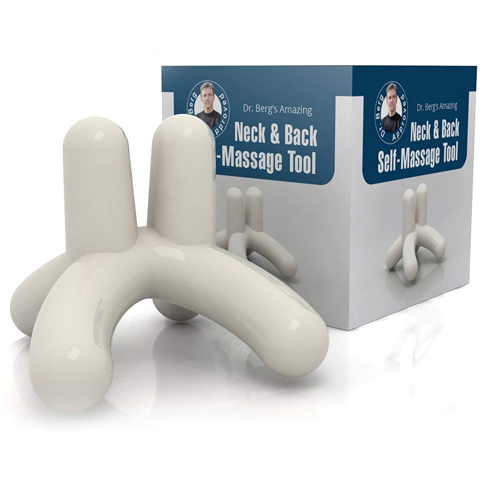 Dr. Bergโs Self-Massage Tool, Best for Back Pain Relief, Handheld Neck and Lower Back
