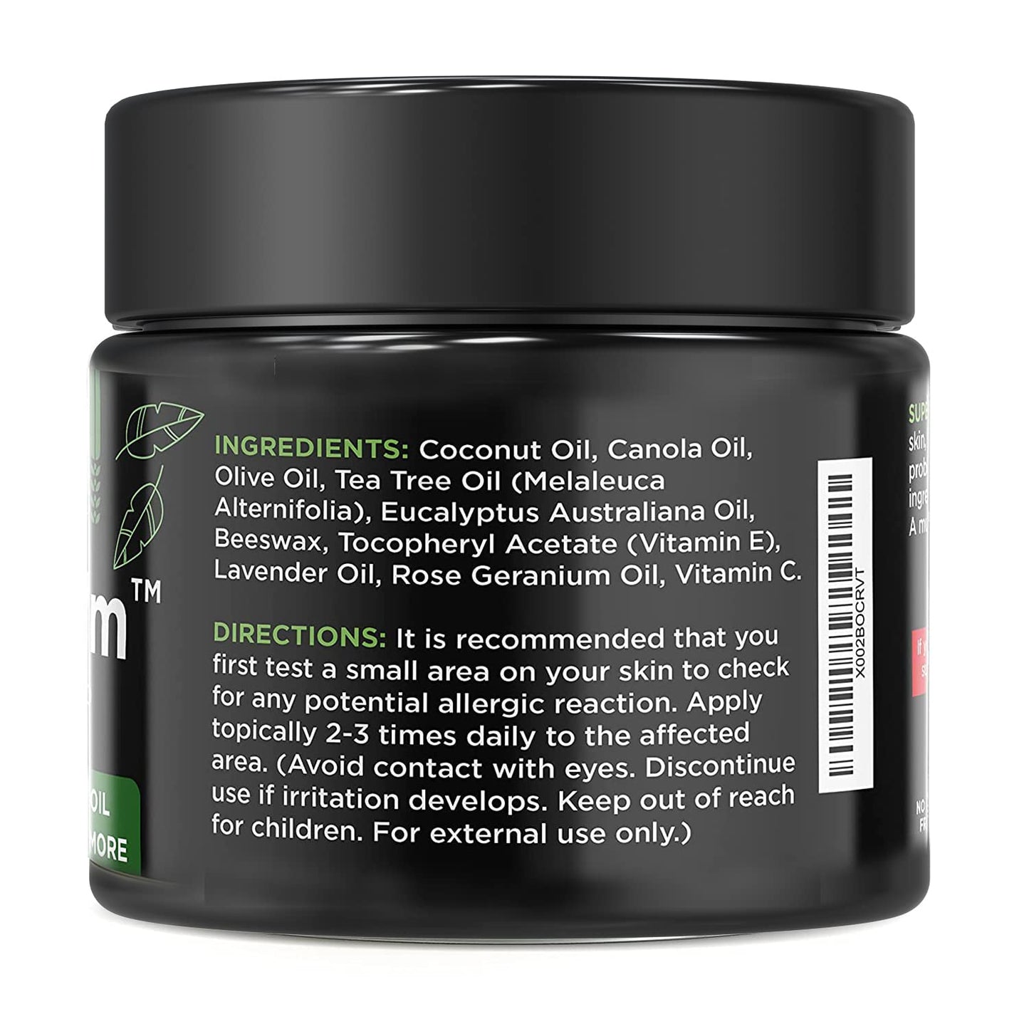 DAILY REMEDY Tea Tree Oil Extra Strength Super Balm - Athletes Foot Cream Combats
