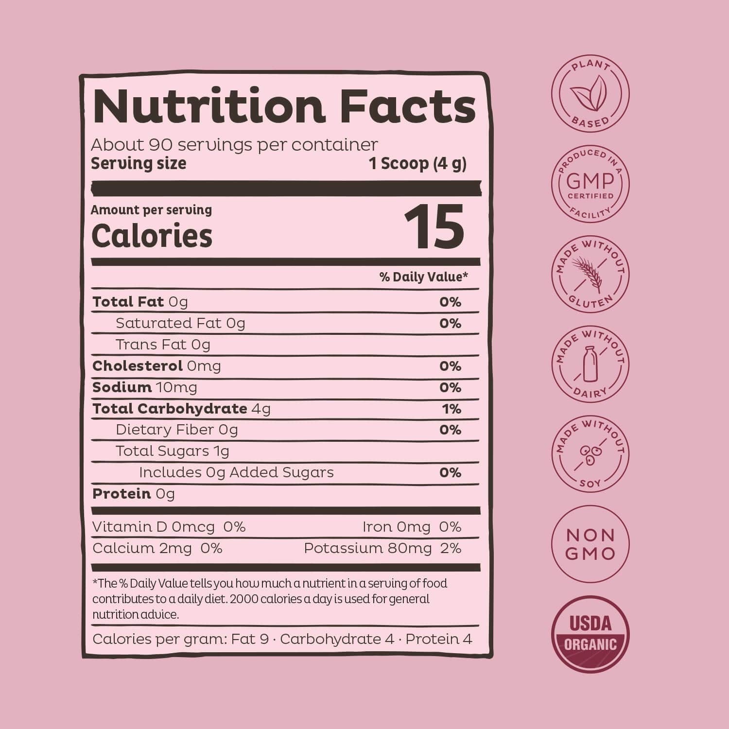 KOS Organic Beet Root Powder - USDA Certified, Nitric Oxide Booster, Non-GMO, Gluten KOS