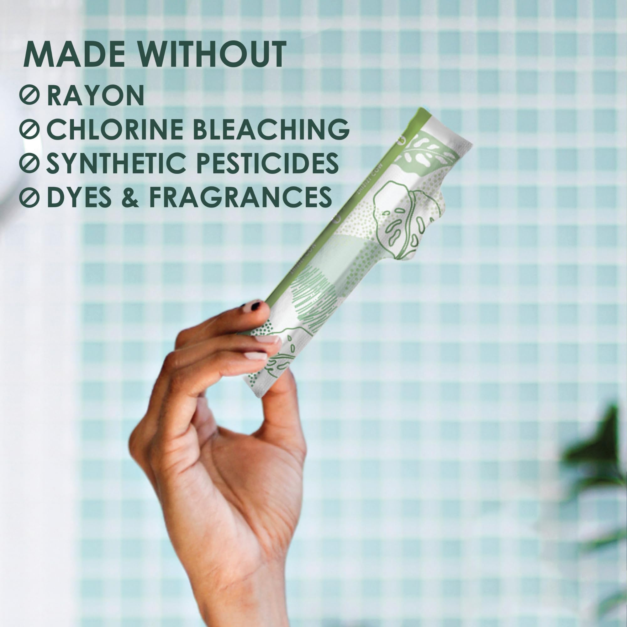 L. Organic Cotton Tampons - Regular 42 Count x 2 Packs (84 Count Total) (Packaging May Vary) L.