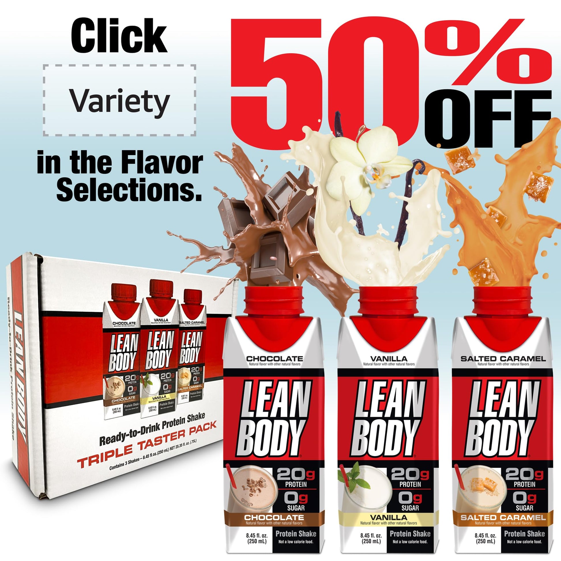 Labrada Lean Body Ready-to-Drink Strawberry Protein Shake, 40g Protein, Whey Blend Labrada