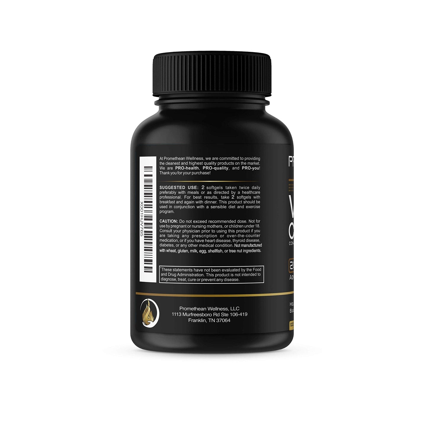 Vegan CLA Pro 2000 mg Pure Premium CLA Safflower Oil Conjugated Linoleic Acid Best