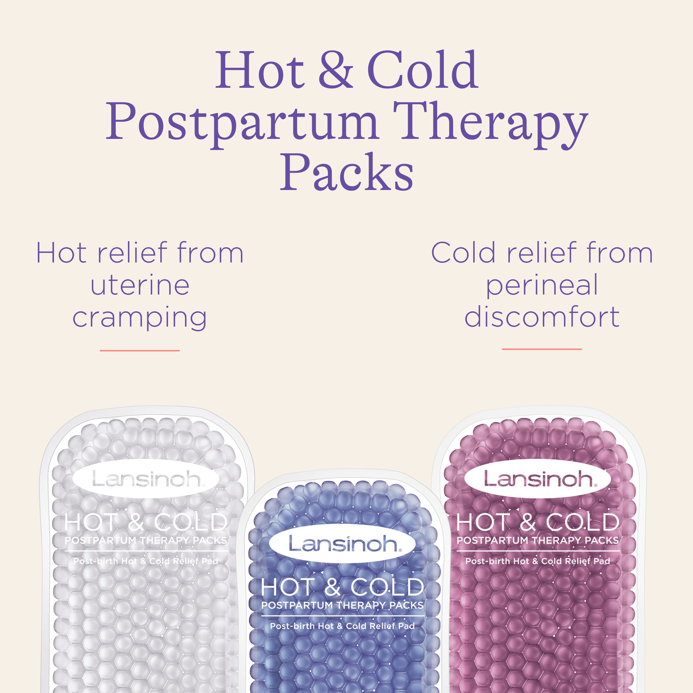 Lansinoh Postpartum Essentials Recovery Bundle, Postpartum Care Kit Lansinoh