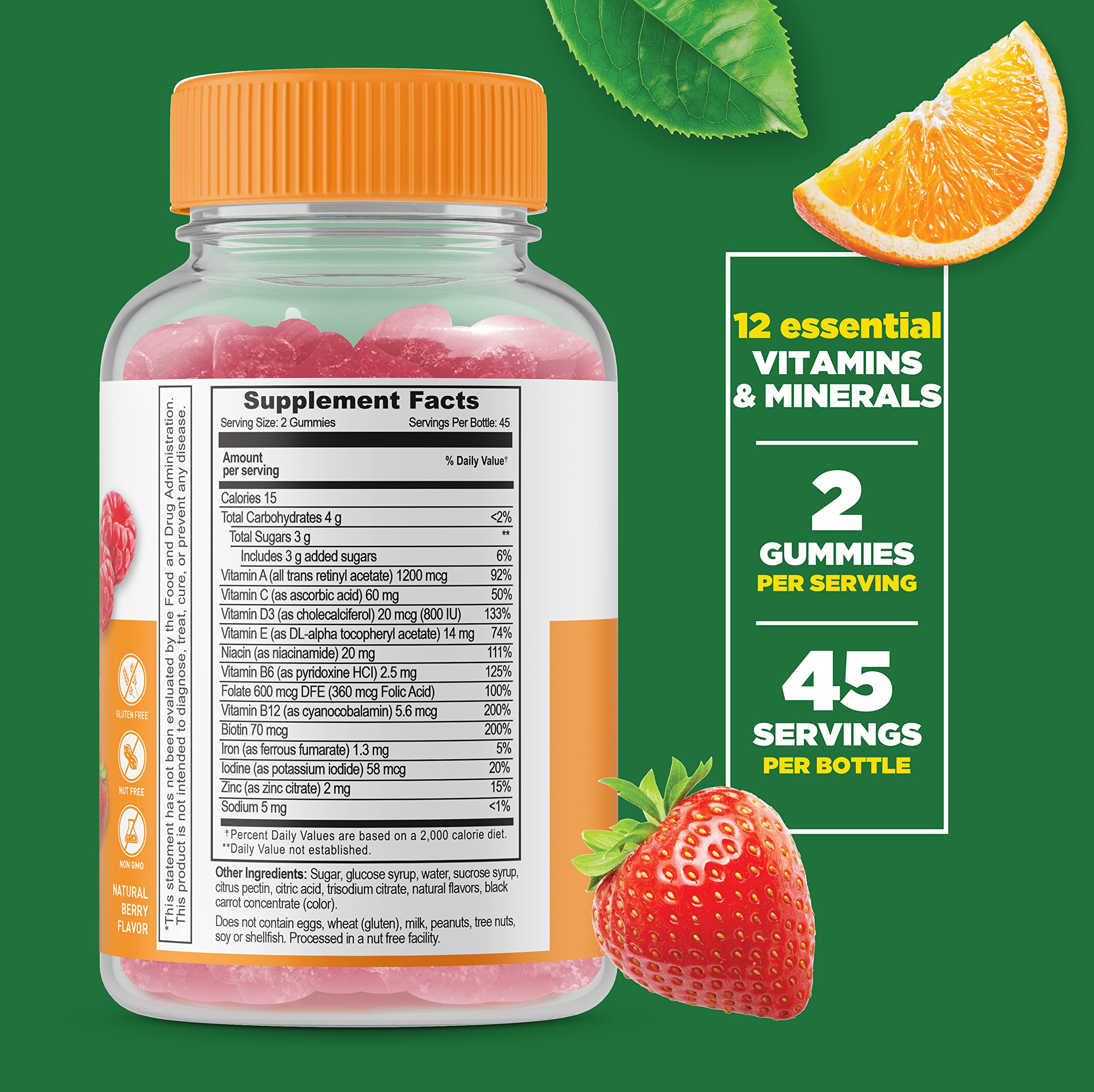 Lifeable Women's Prenatal Multivitamin + Vitamin D3 + Vitamin K2, Gummies Bundle - Great Tasting