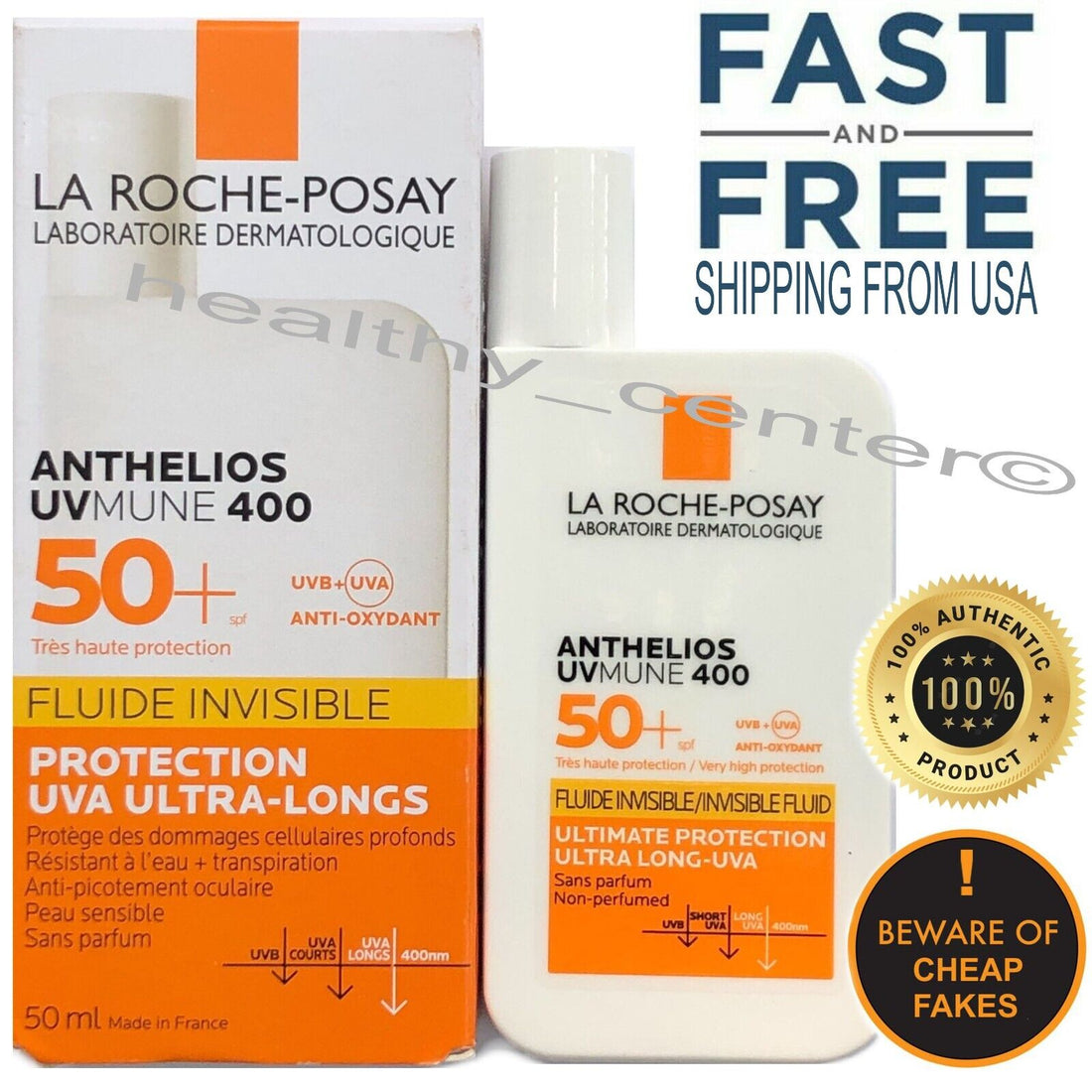 La Roche-Posay ANTHELIOS UVmune 400 Invisible Non-Perfumed Fluid La Roche-Posay