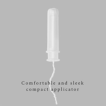 Cora Organic Applicator Tampons | Super Absorbency | 100% Organic Cotton, Unscented, BPA-Free