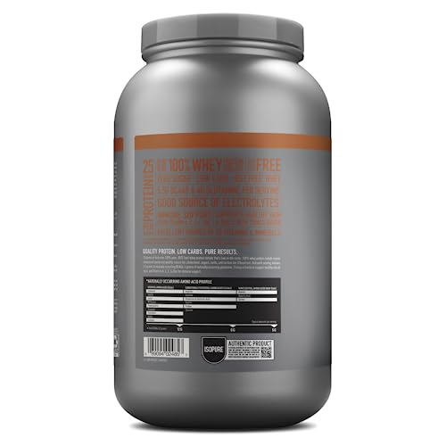 Isopure Protein Powder, Low Carb Whey Isolate with Vitamin C & Zinc for Immune Support, Isopure