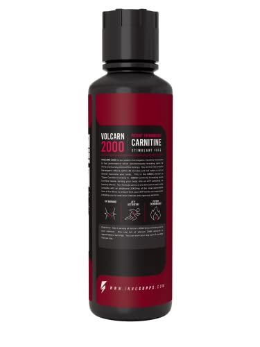 InnoSupps Volcarn 2000 - Advanced Fat Burning Liquid | L-Carnitine, GBEEC, Boost Energy InnoSupps